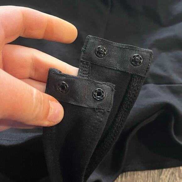 NWOT Guess Los Angeles Black Corset Bodysuit V-Underwire Spaghetti Straps Sz M - Picture 4 of 5